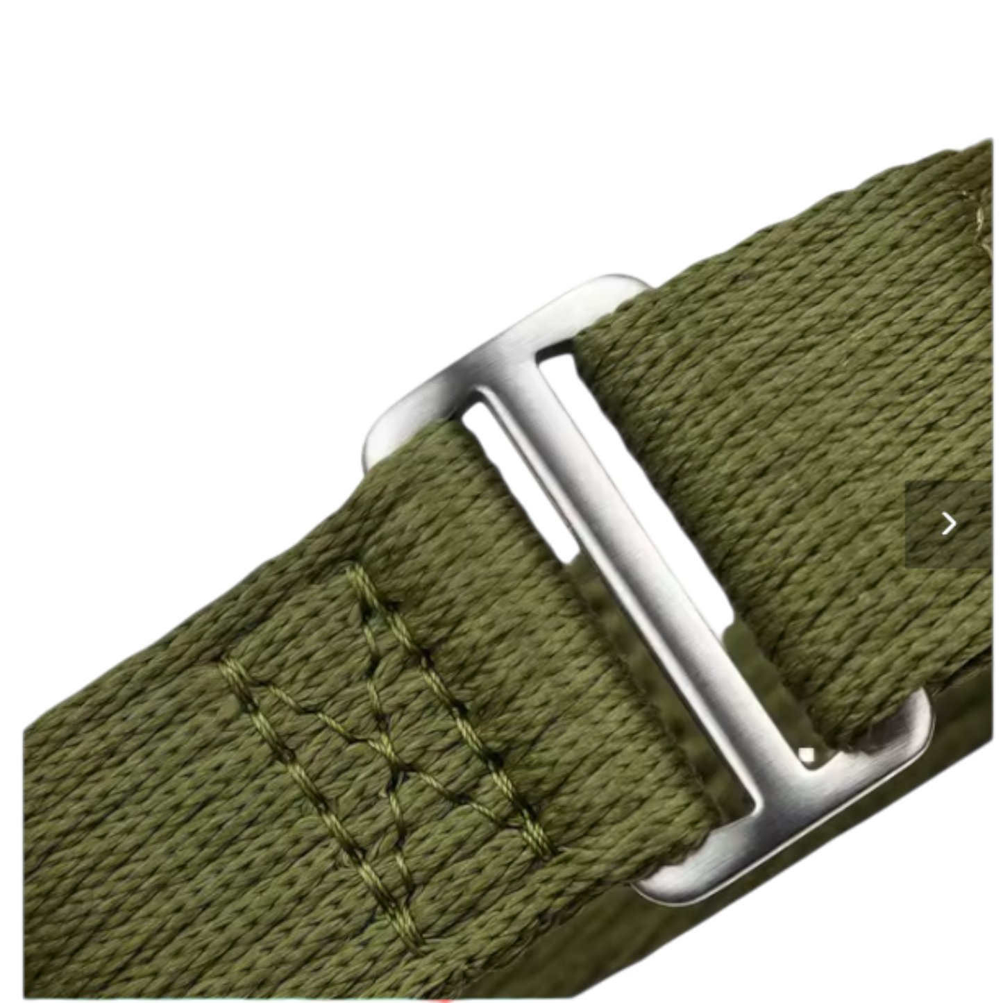 RAUTAOTE kelloranneke nylon tarrakiinnitys 20 mm 22 mm yksiosainen tekstiiliranneke