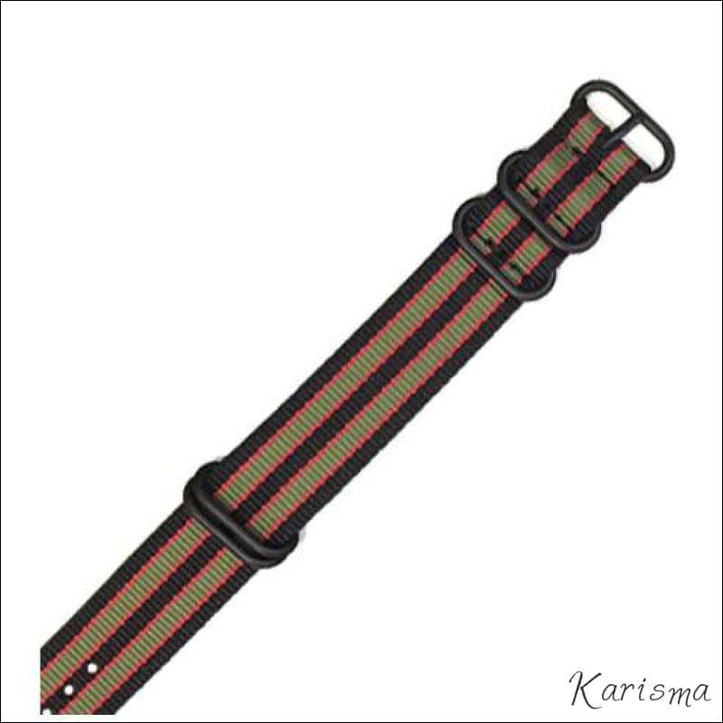 Standard Zulu yksiosainen ranneke on sinulle, joka etsit tuvevuutta rannekkeltasi. Zulu rannekkeessa on tyypilliset pyöreän malliset leiffit ja solki tukevaa metallia. Cordura tyyppinen nailon on materiaalina ainutlaatuinen jo näyttävyydenkin vuoksi. 